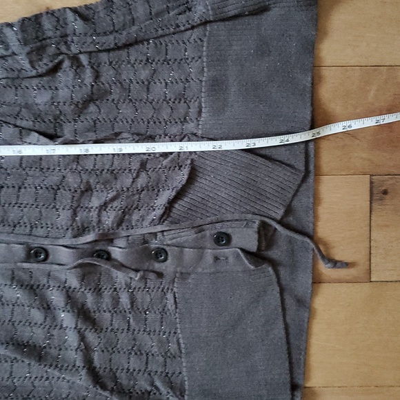 DKNY JEANS Cardigan with String Belt - Picture 8 of 11